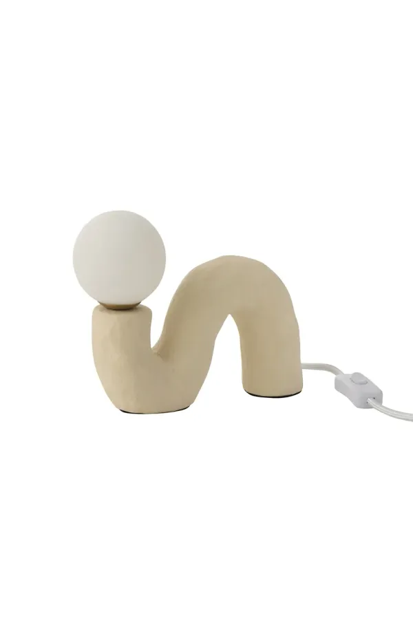 J-Line Namizna lučka J-Line bež barva