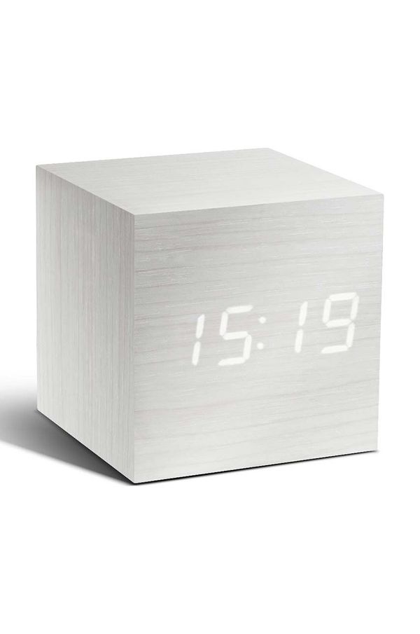 Gingko Design Namizna ura Gingko Design Cube Click Clock