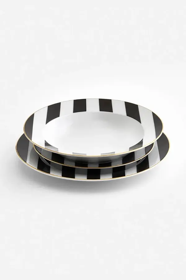 La Mania Namizni servis za 1 osebo La Mania Stripes 3 szt.