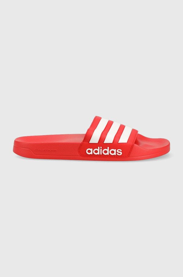 adidas Natikači adidas Adilette Shower rdeča barva GZ5923