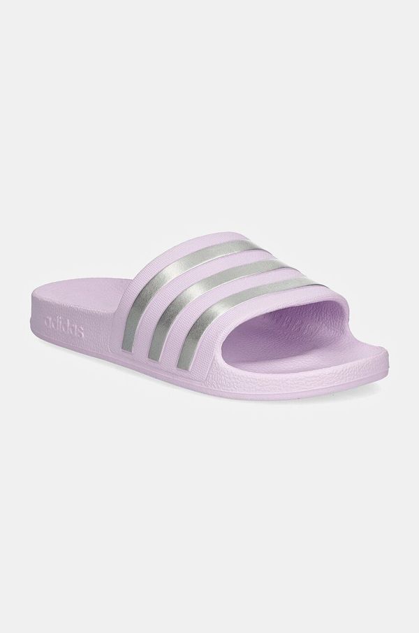 adidas Natikači adidas Adilette ženski, vijolična barva, IE8920