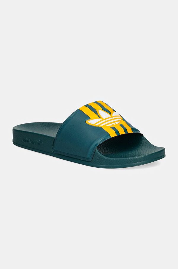 adidas Originals Natikači adidas Originals Adilette moški, zelena barva, IG9268