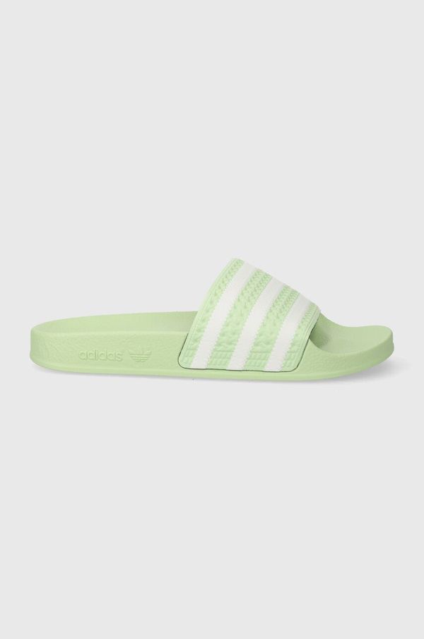 adidas Originals Natikači adidas Originals Adilette ženski, zelena barva, IE3048