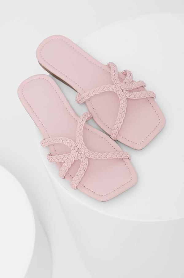 Answear Lab Natikači Answear Lab ženski, roza barva