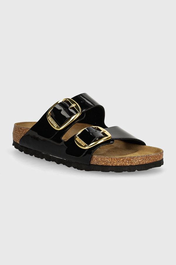 Birkenstock Natikači Birkenstock Arizona Big Buckle ženski, črna barva, 1027918