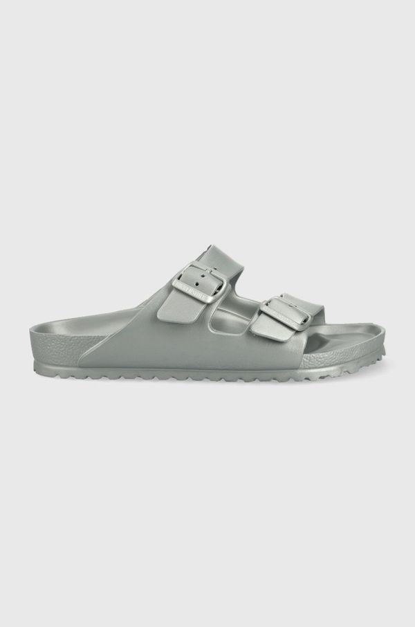 Birkenstock Natikači Birkenstock Arizona Eva moški, srebrna barva