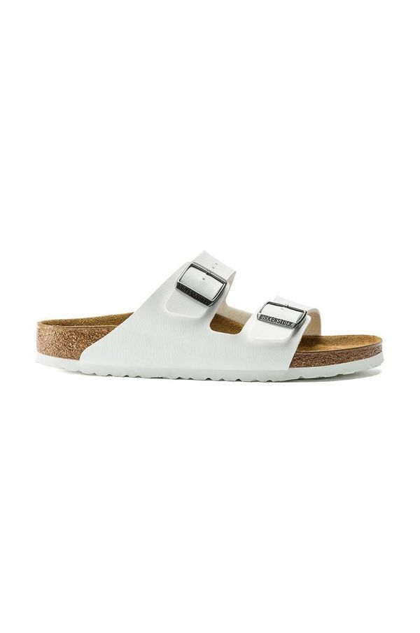 Birkenstock Natikači Birkenstock Arizona moški, bela barva, 552681