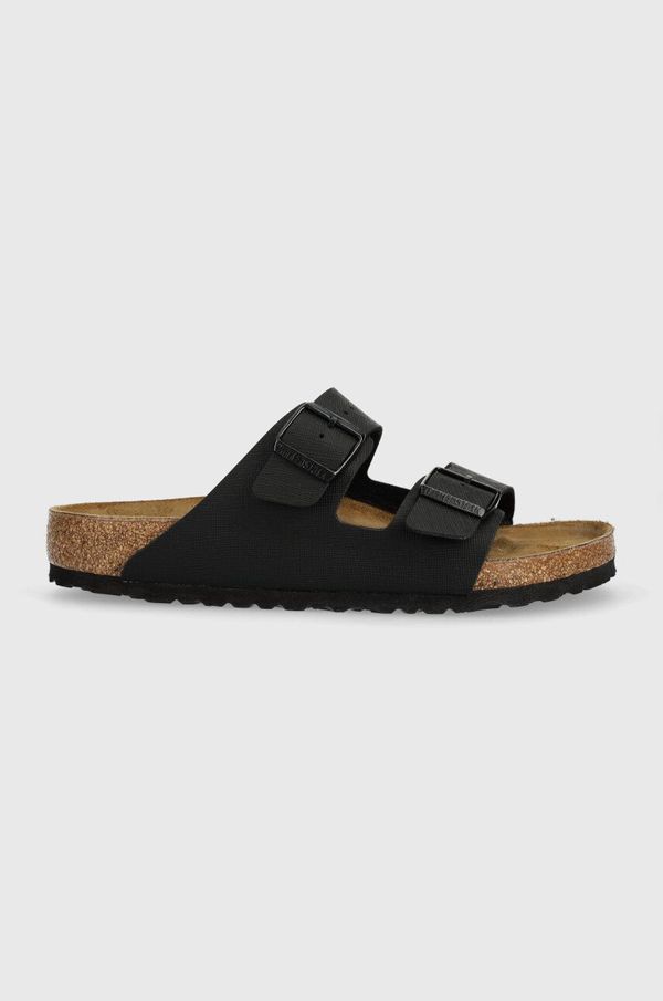 Birkenstock Natikači Birkenstock Arizona moški, črna barva, 1026437