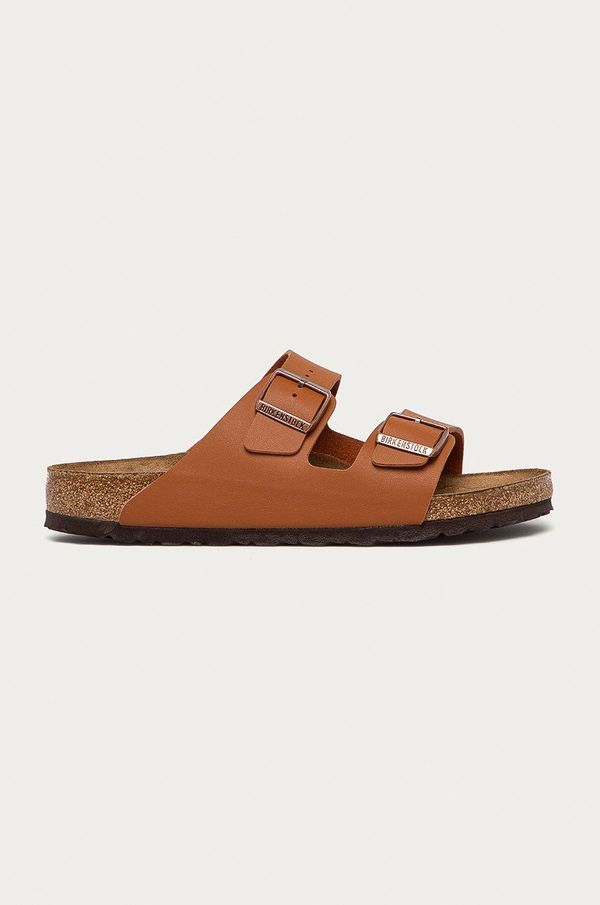 Birkenstock Natikači Birkenstock Arizona moški, rjava barva