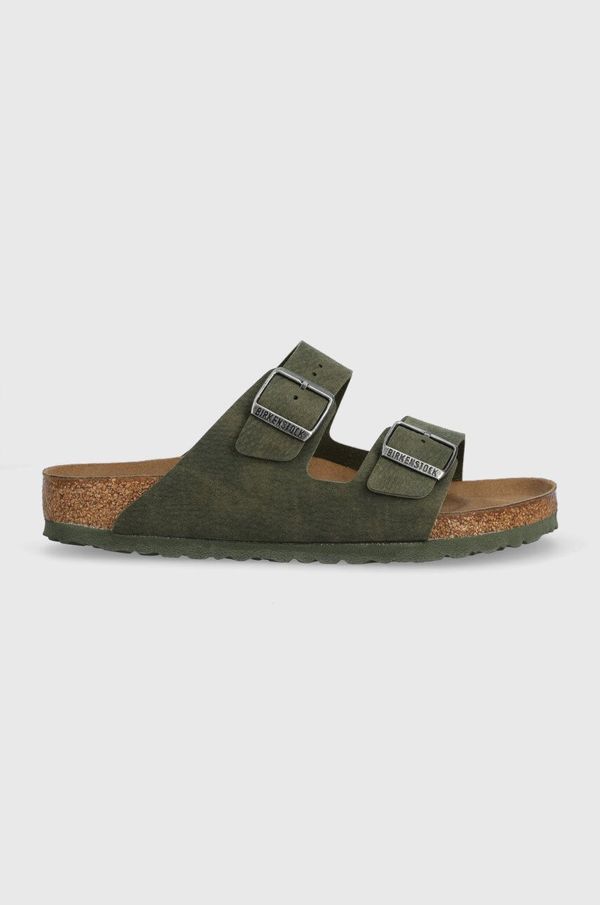 Birkenstock Natikači Birkenstock Arizona moški, zelena barva, 1024550