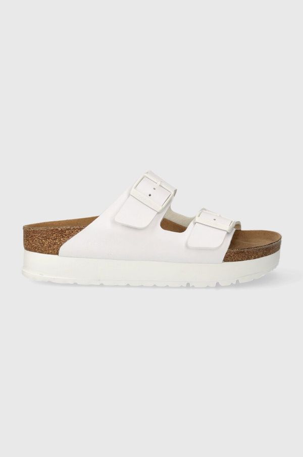 Birkenstock Natikači Birkenstock Arizona Platform Flex ženski, bela barva, 1027416