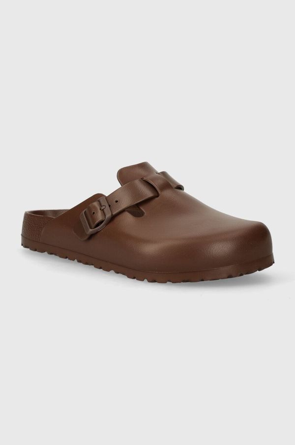 Birkenstock Natikači Birkenstock Boston EVA moški, rjava barva, 1027386