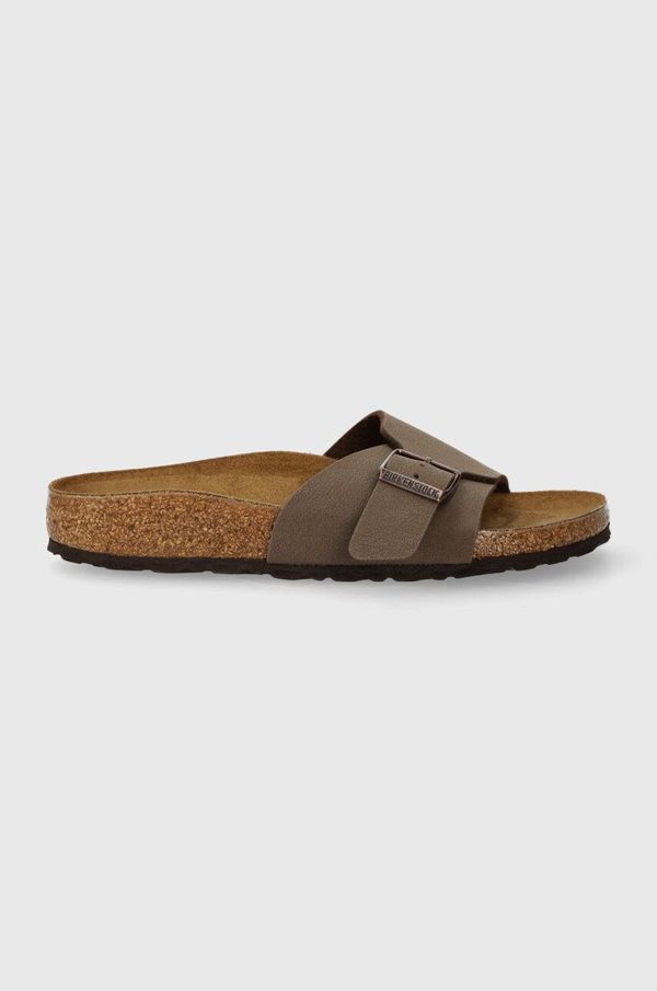 Birkenstock Natikači Birkenstock Catalina ženski, rjava barva, 1026510