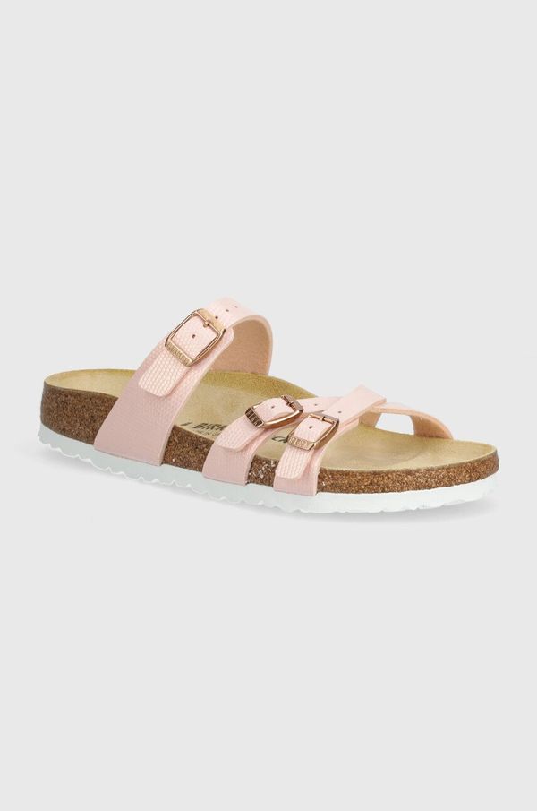 Birkenstock Natikači Birkenstock Franca ženski, roza barva, 1026419