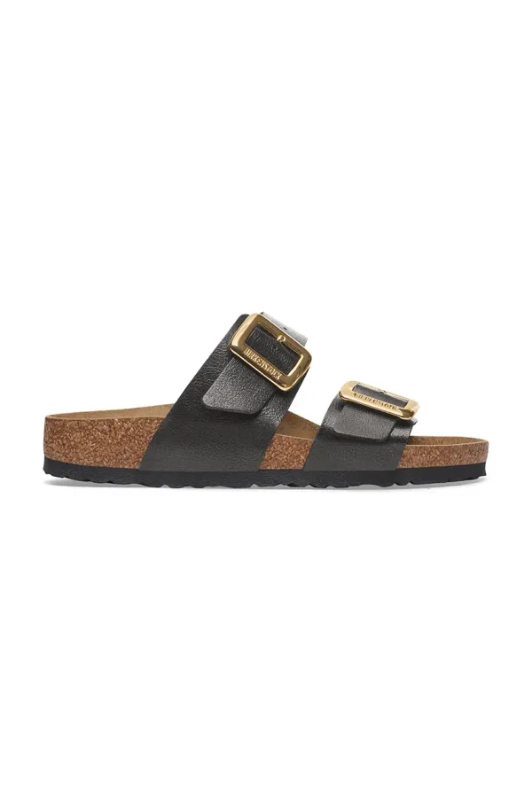 Birkenstock Natikači Birkenstock Sydney Graceful ženski, črna barva, 1029379