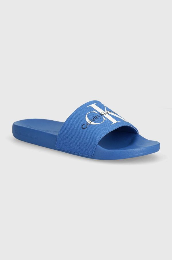 Calvin Klein Jeans Natikači Calvin Klein Jeans SLIDE MONOGRAM CO moški, YM0YM00061