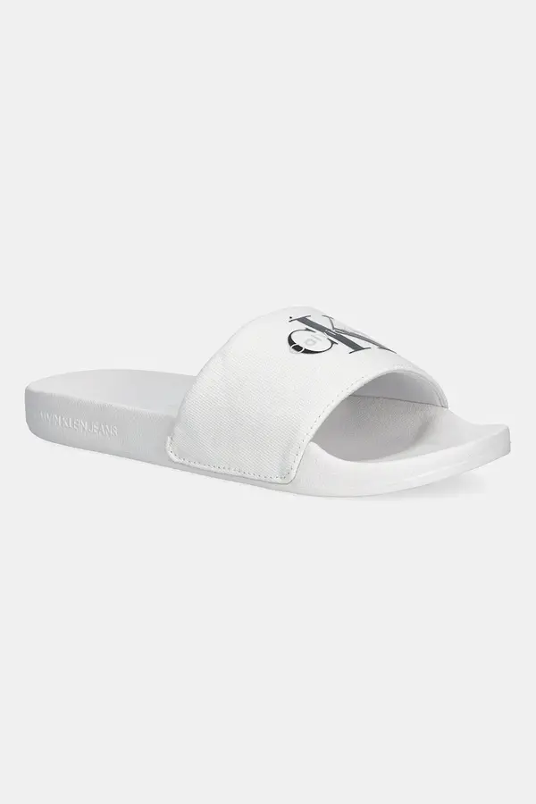 Calvin Klein Natikači Calvin Klein Jeans SLIDE MONOGRAM WN LOGO CK