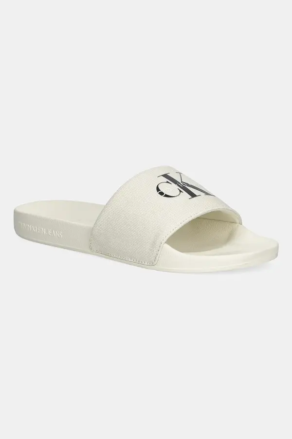 Calvin Klein Natikači Calvin Klein Jeans SLIDE MONOGRAM WN LOGO CK