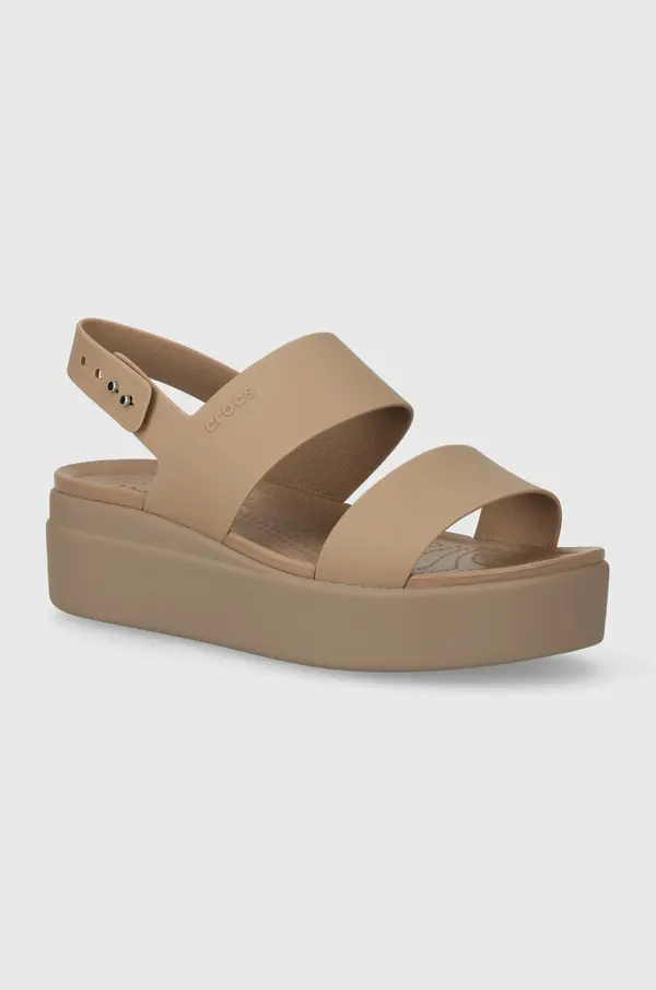 Crocs Natikači Crocs Brooklyn Low Wedge