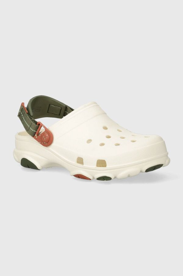 Crocs Natikači Crocs Classic All Terain Clog bež barva, 206340