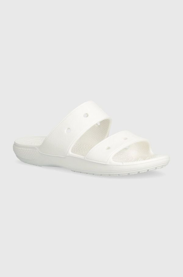 Crocs Natikači Crocs Classic Crocs Sandal bela barva, 206761