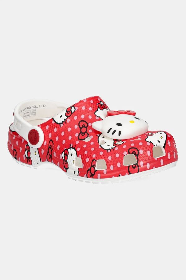 Crocs Natikači Crocs CLASSIC HELLO KITTY RED CLOG rdeča barva, 210576