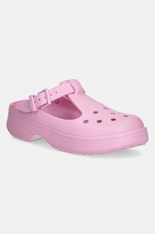 Crocs Natikači Crocs Classic Mary Jane Clog ženski, roza barva, 210581