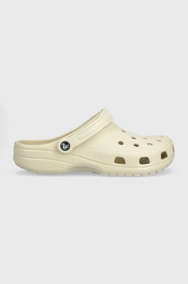 Crocs Natikači Crocs Classic moški, bež barva, 10001