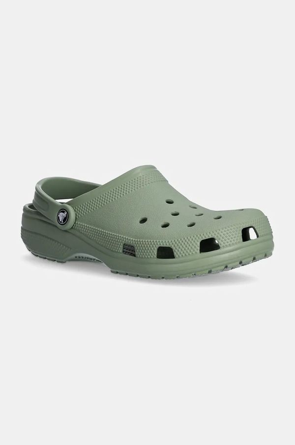 Crocs Natikači Crocs Classic moški, zelena barva, 10001