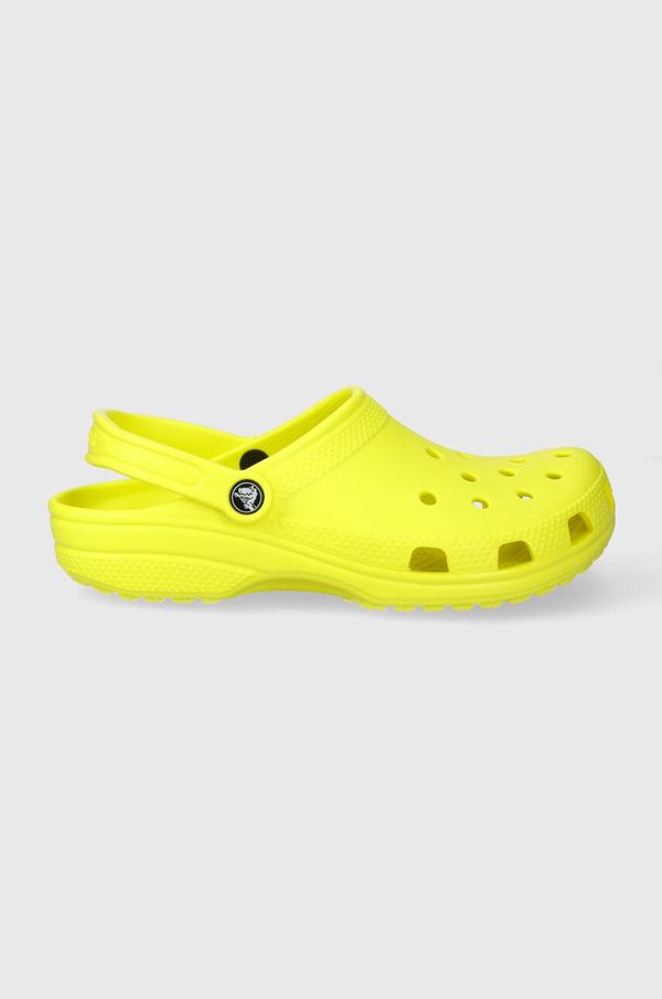 Crocs Natikači Crocs Classic rumena barva, 10001