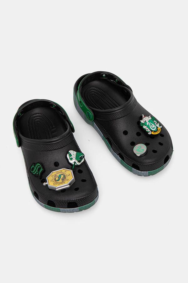 Crocs Natikači Crocs Classic Slytherin Clog črna barva, 210527