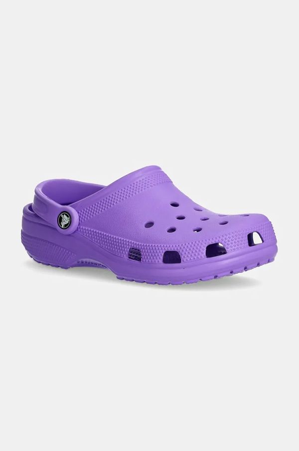 Crocs Natikači Crocs Classic ženski, vijolična barva, 10001