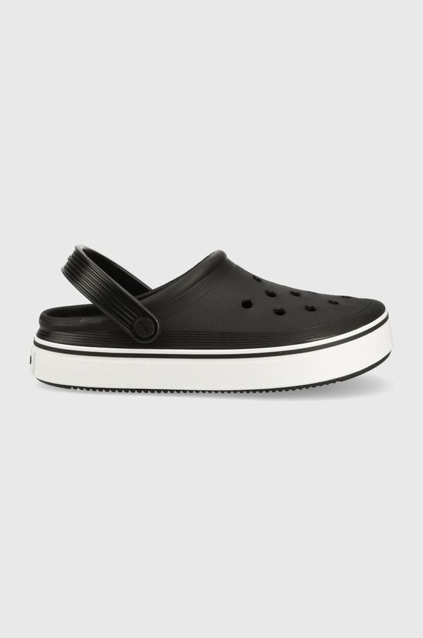 Crocs Natikači Crocs Crocband Clean Clog črna barva, 208371