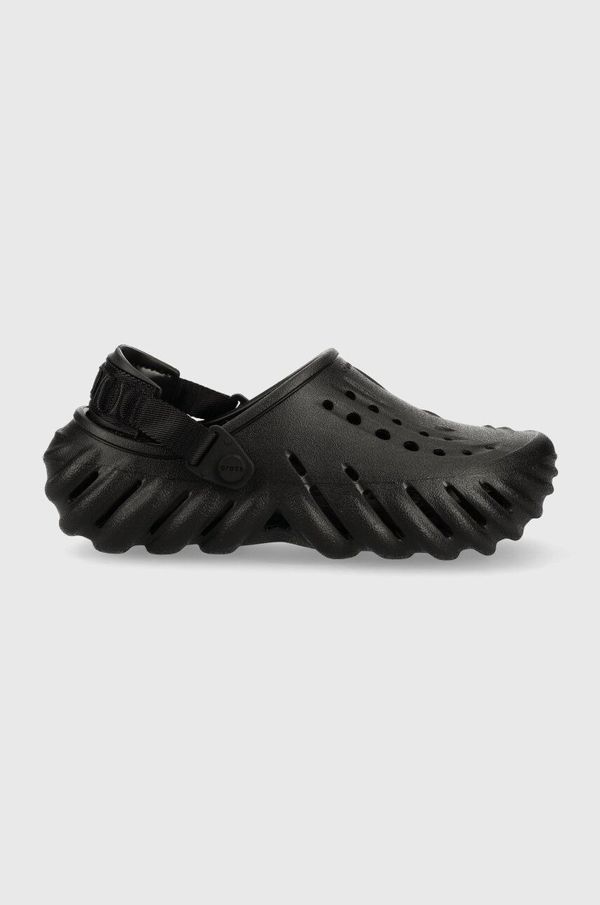 Crocs Natikači Crocs Echo Clog črna barva, 207937