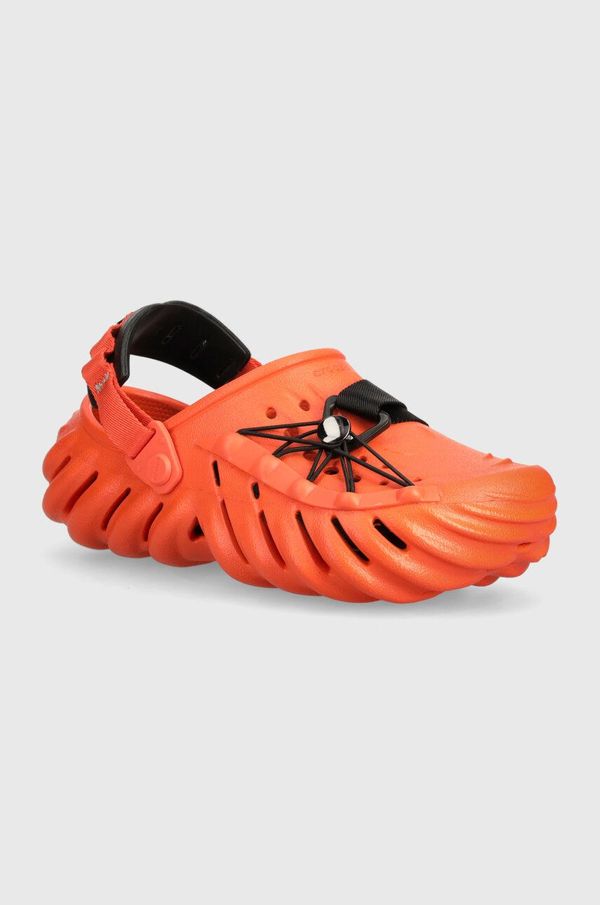 Crocs Natikači Crocs Echo Reflective Laces Clog oranžna barva, 210004