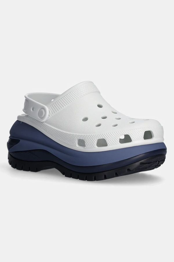 Crocs Natikači Crocs Mega Crush Matte Clog ženski, bela barva, 210749