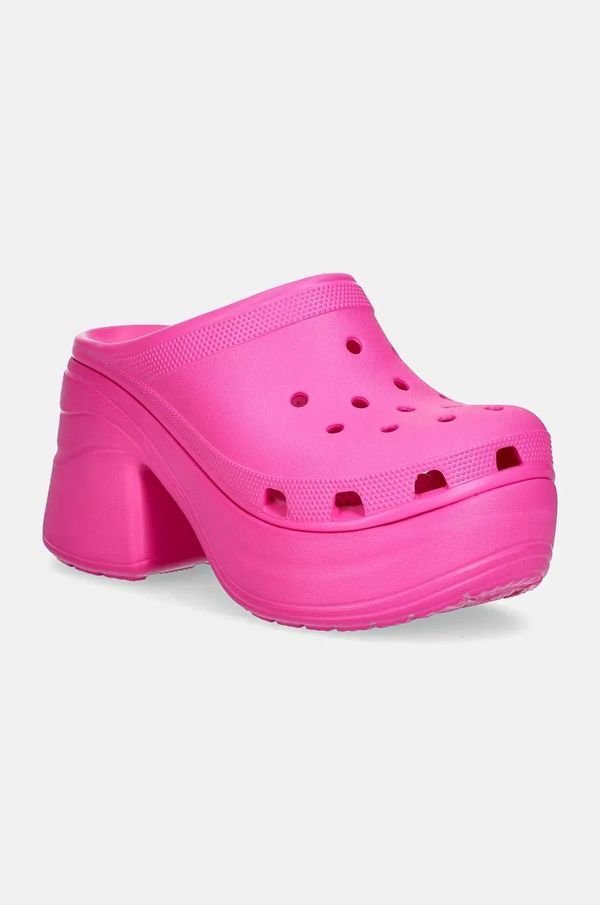 Crocs Natikači Crocs Siren Clog ženski, roza barva, 208547