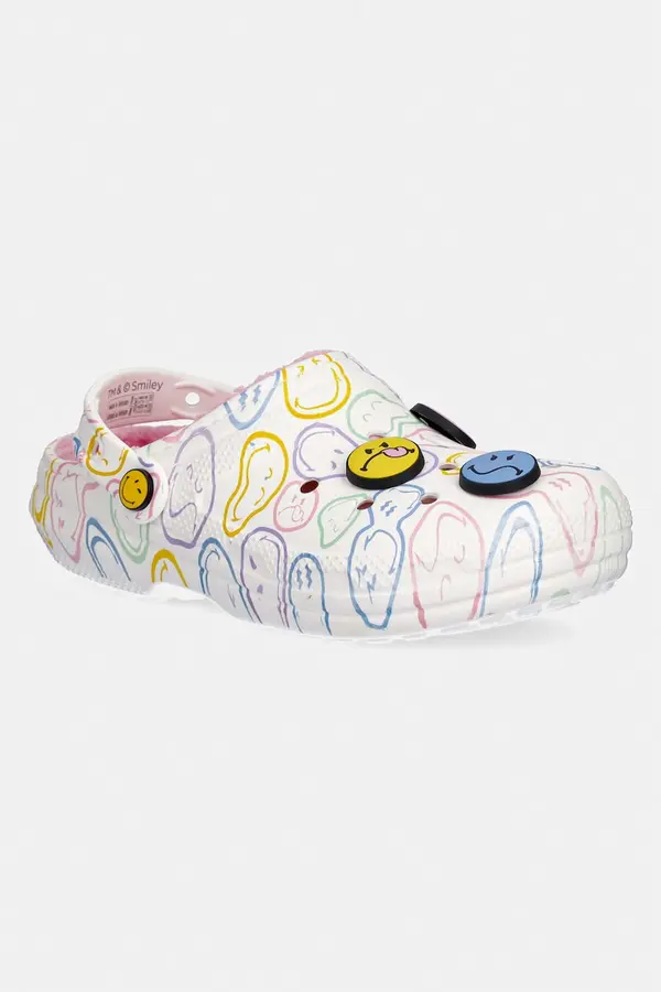 Crocs Natikači Crocs Smiley Classic Lined Clog