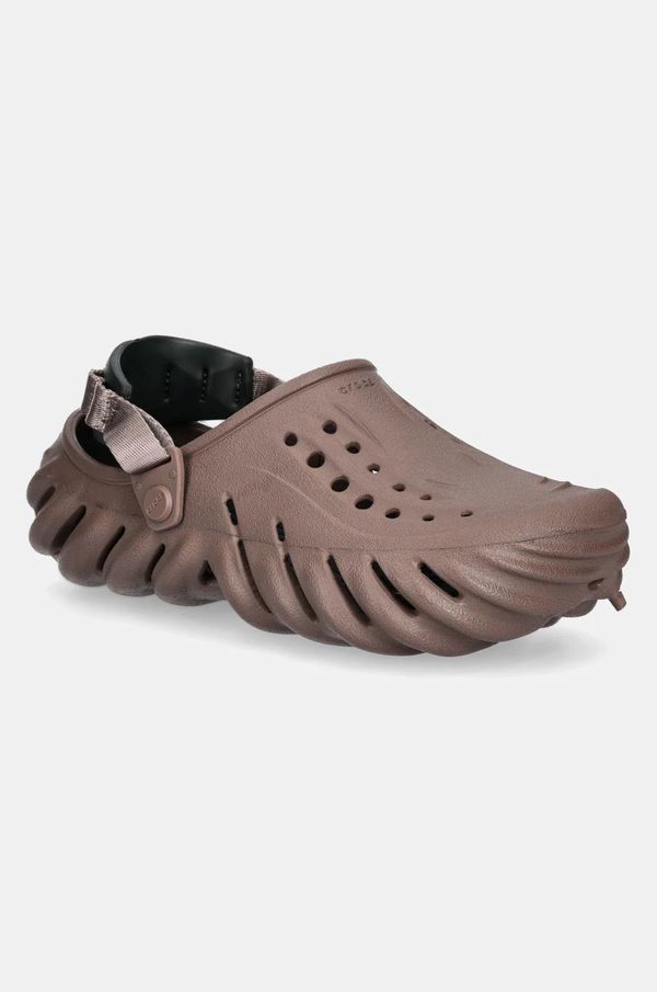 Crocs Natikači Crocs X - (Echo) Clog rjava barva, 207937