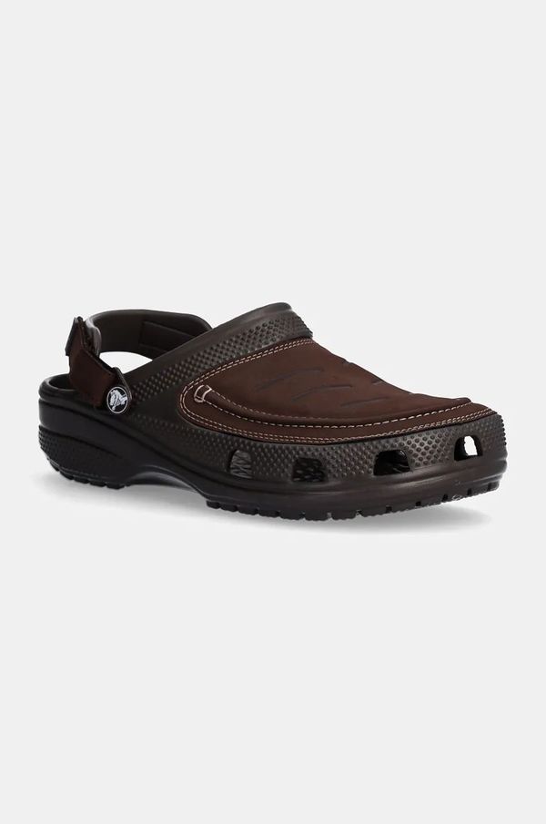 Crocs Natikači Crocs Yukon Vista II Lr Clog M moški, rjava barva, 207689