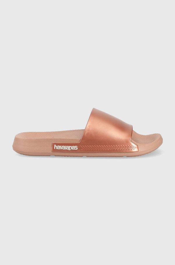 Havaianas Natikači Havaianas Slide Classic ženski, zlata barva