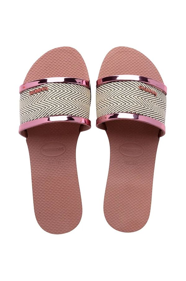 Havaianas Natikači Havaianas YOU TRANCOSO PREMIUM ženski, roza barva, 4146063-3544