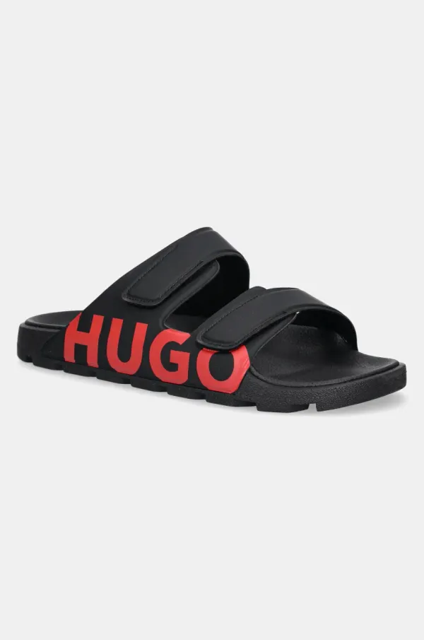 HUGO Natikači HUGO Evander moški, črna barva, 50542042