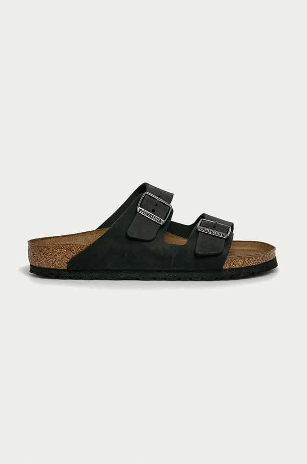 Birkenstock Natikači iz nubuka Birkenstock Arizona črna barva