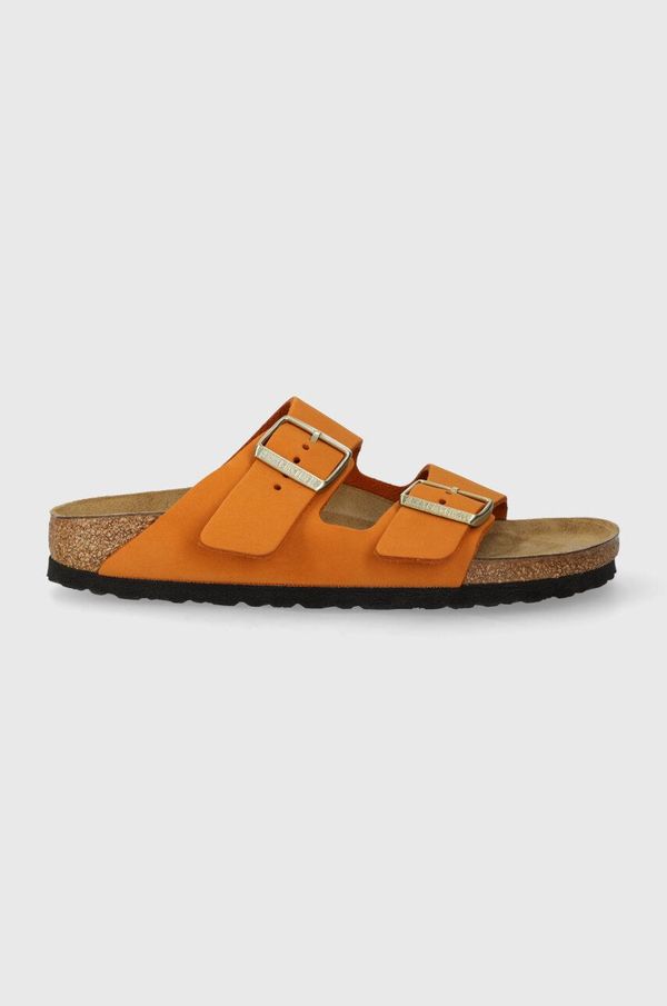 Birkenstock Natikači iz nubuka Birkenstock Arizona oranžna barva, 1026732