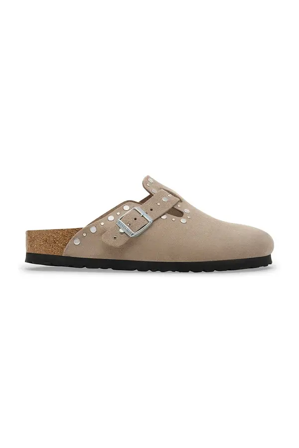 Birkenstock Natikači iz semiša Birkenstock Boston Rivet