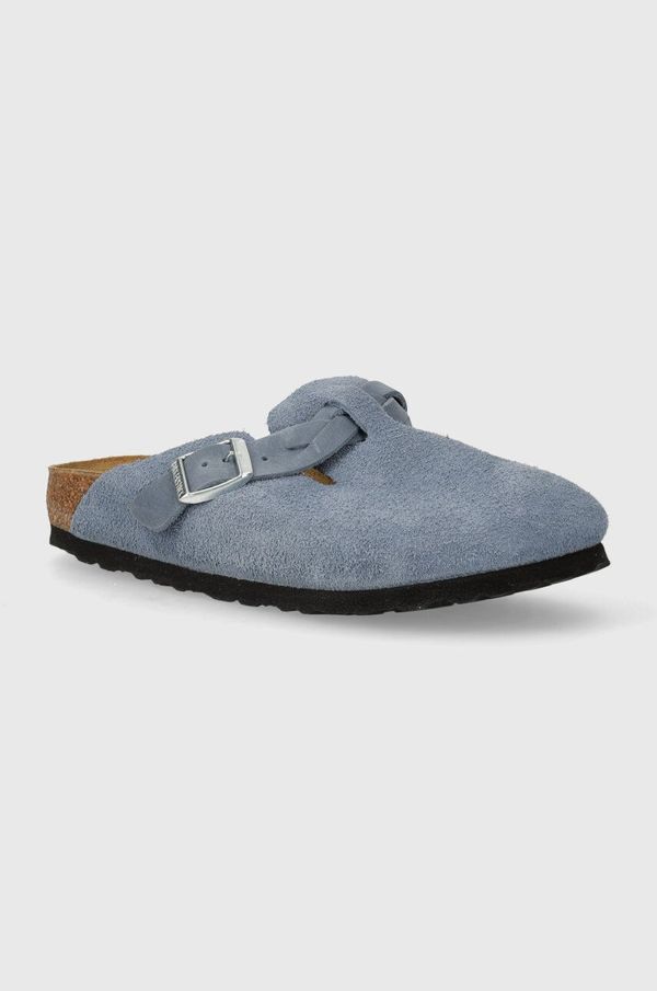 Birkenstock Natikači iz semiša Birkenstock Boston ženski, 1026659