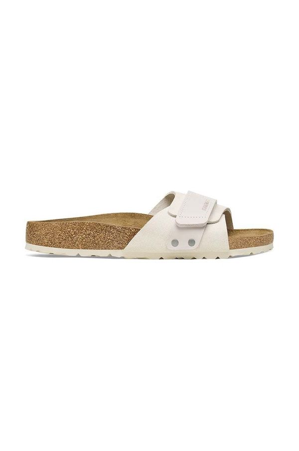 Birkenstock Natikači iz semiša Birkenstock Oita ženski, siva barva, 1024226