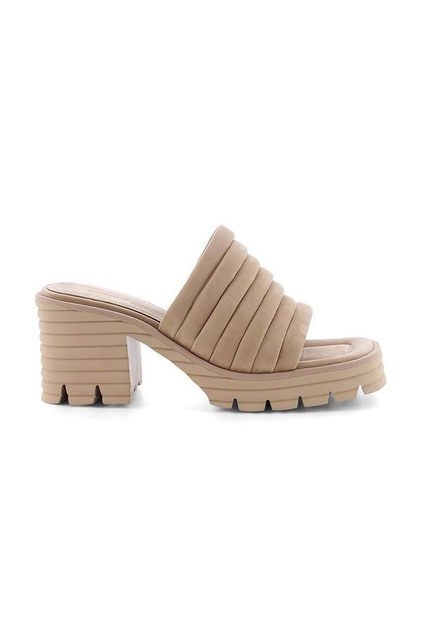 Kennel & Schmenger Natikači iz semiša Kennel & Schmenger Fire ženski, bež barva, 91-53530