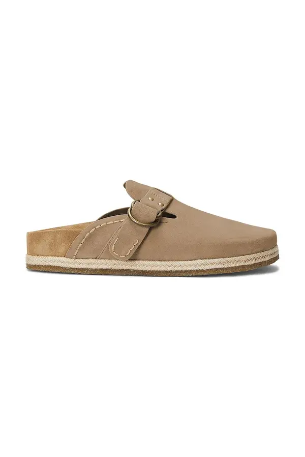Polo Ralph Lauren Natikači iz semiša Polo Ralph Lauren Turbach Clog